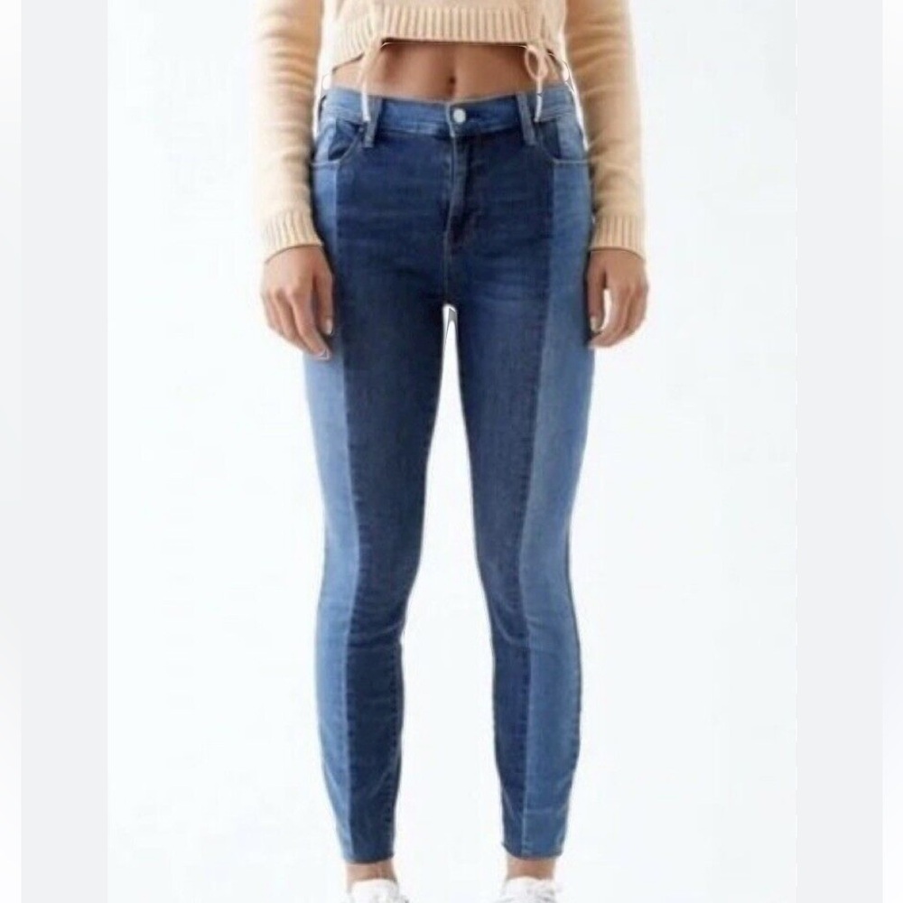 Pacsun Two-Tone High Waisted Ankle Jeggings